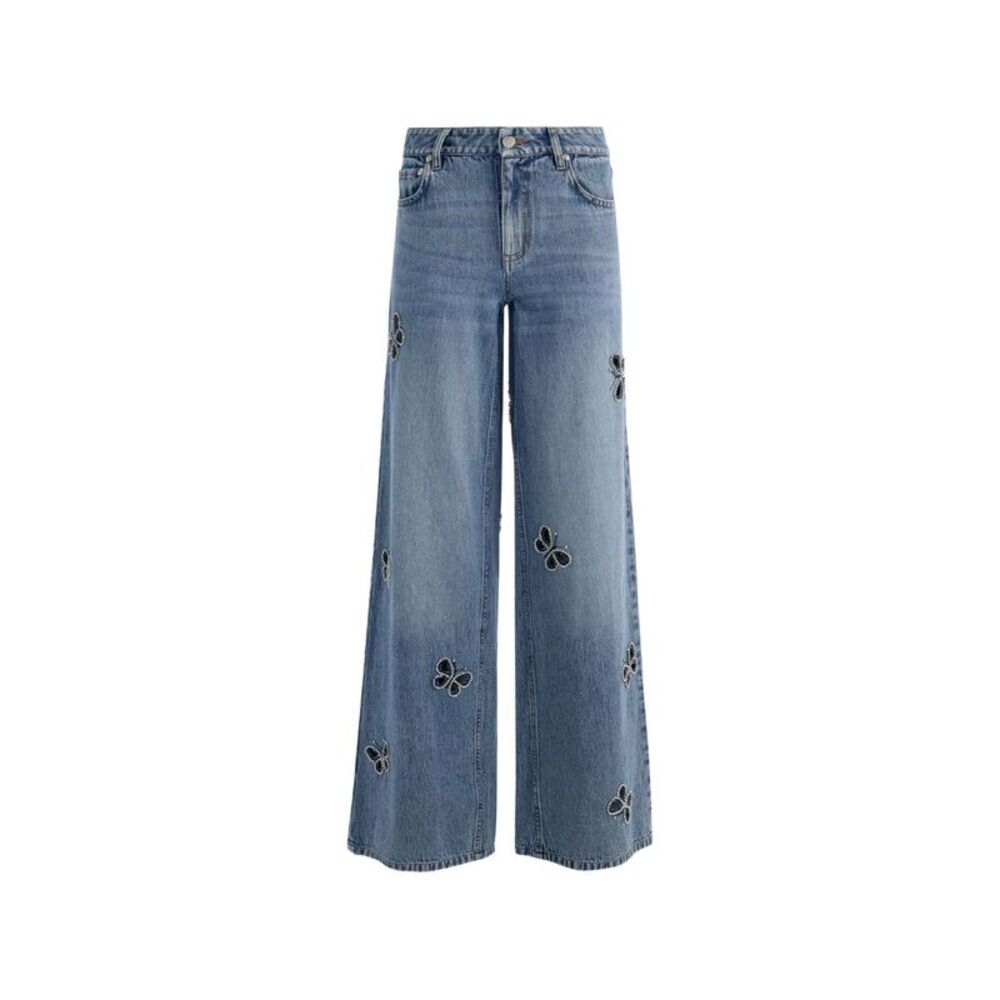 Alice+Olivia Women Cutout Denim Jeans